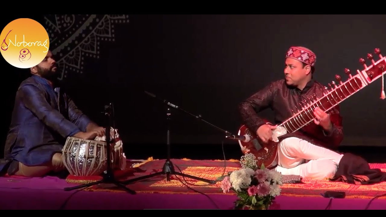 Raag Yaman: Subhranil Sarkar - Sitar | Himanish Goswami - Tabla | Noborag Music Concert, 2019