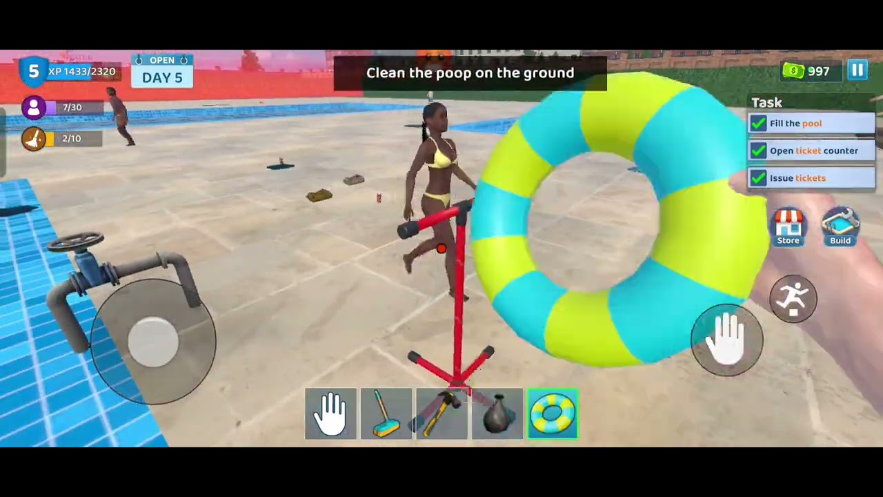 Swimming Pool Manager Game | Pool Build & Business Tycoon 💰 - YouTube