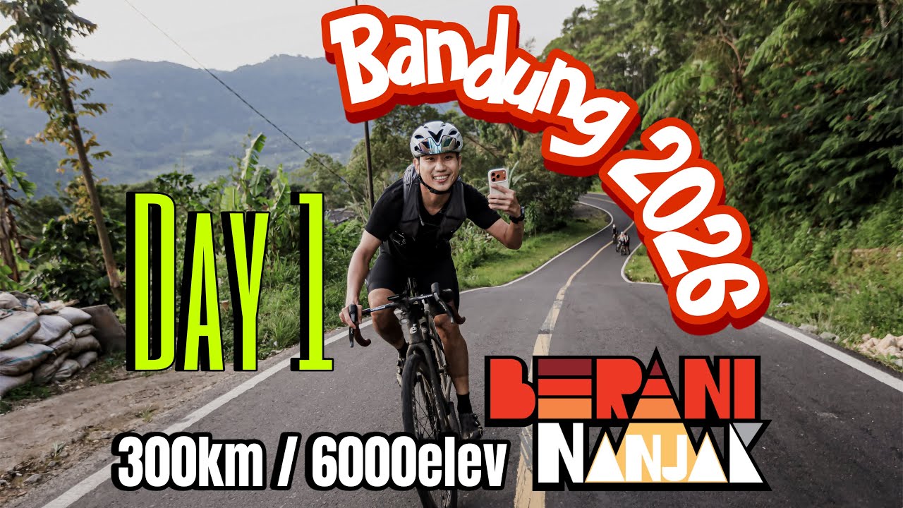 Rute Epic Berani Nanjak 300 km / 6000 Elev Bandung ( Day 1 ) 