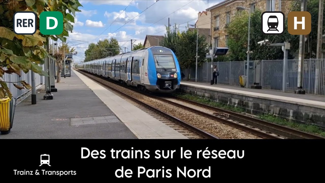 Mini compilation de trains sur le réseau Nord