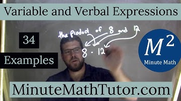Variable and Verbal Expressions | 34 Examples