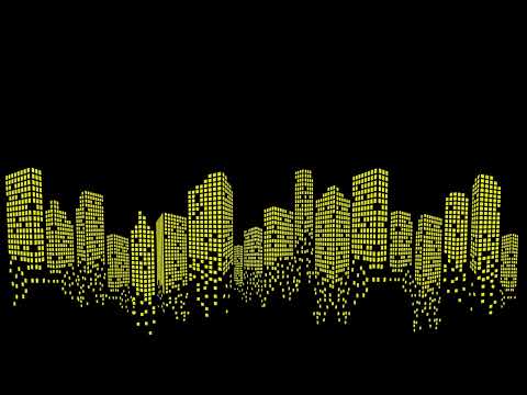 City Skyline animation footage background