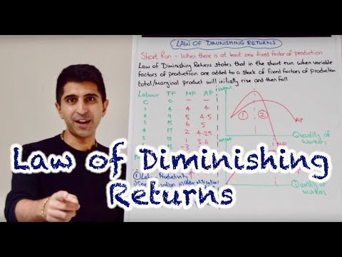 Video: What Is The Essence Of The Law Of Diminishing Returns