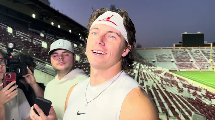 Oklahoma Football: QB John Mateer Interview (pre-Ole Miss)
