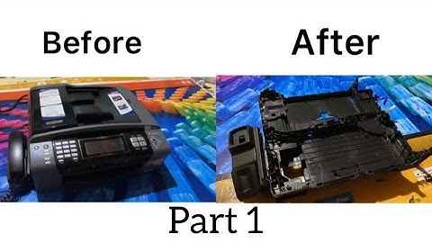 Taking apart the Brother Printer MFC-790CW (Part 1 of 7) [Late Upload]