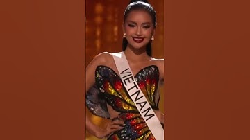 Phần trình diễn evening gown của Ngọc Châu cực cuốn  tại Miss Universe 2022