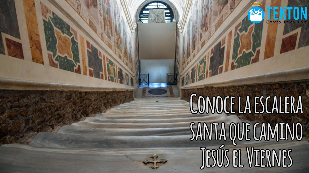 ⁣Conoce la escalera santa que camino Jesús el Viernes Santo