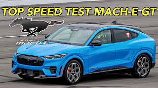 MUSTANG Mach-E GT Top Speed Testing! *Shocking!