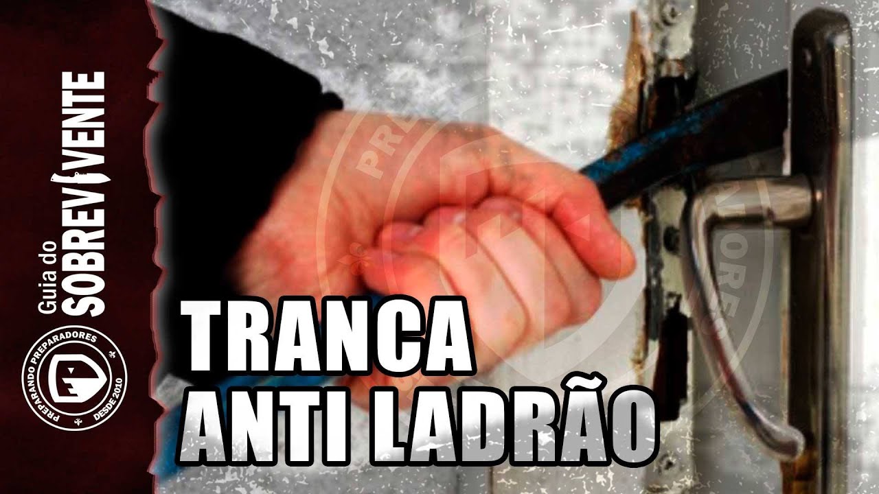 Tranca anti ladrão – Como fazer uma tranca de porta da frente – Segurança Doméstica.