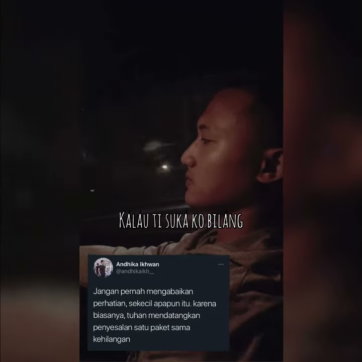 Berhenti kasihan - by kapthenpurek | story WA || snapgram | lagu sedih