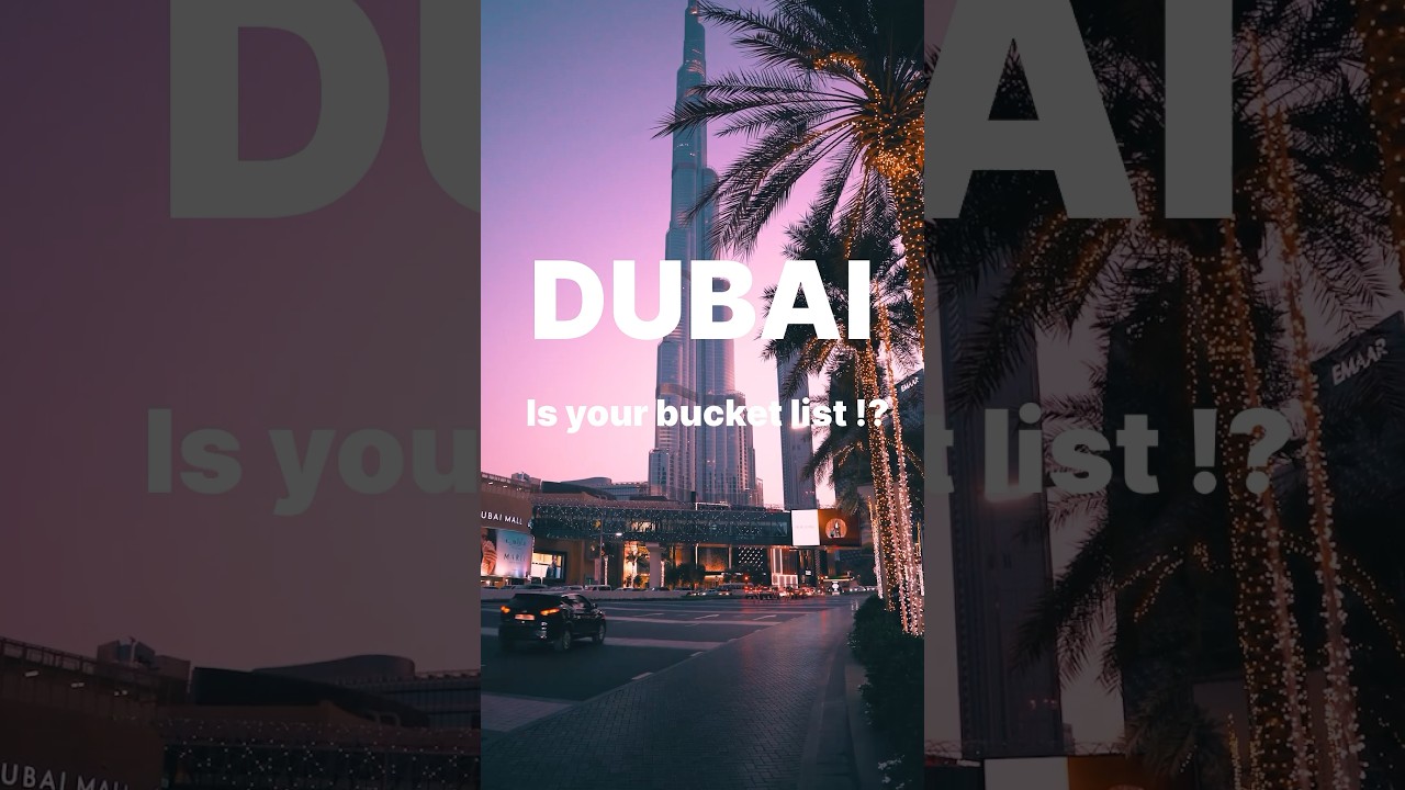 From the iconic skyline to timeless desert landscapes | DUBAI |Tour |Dreamphase