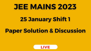 JEE Mains 2023 | 25 Jan Shift - 1 | Paper Solution & Discussion | Physics | MM Sir