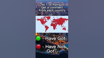 Day 1 of Trying to get a Comment from each Country #shorts #country #world