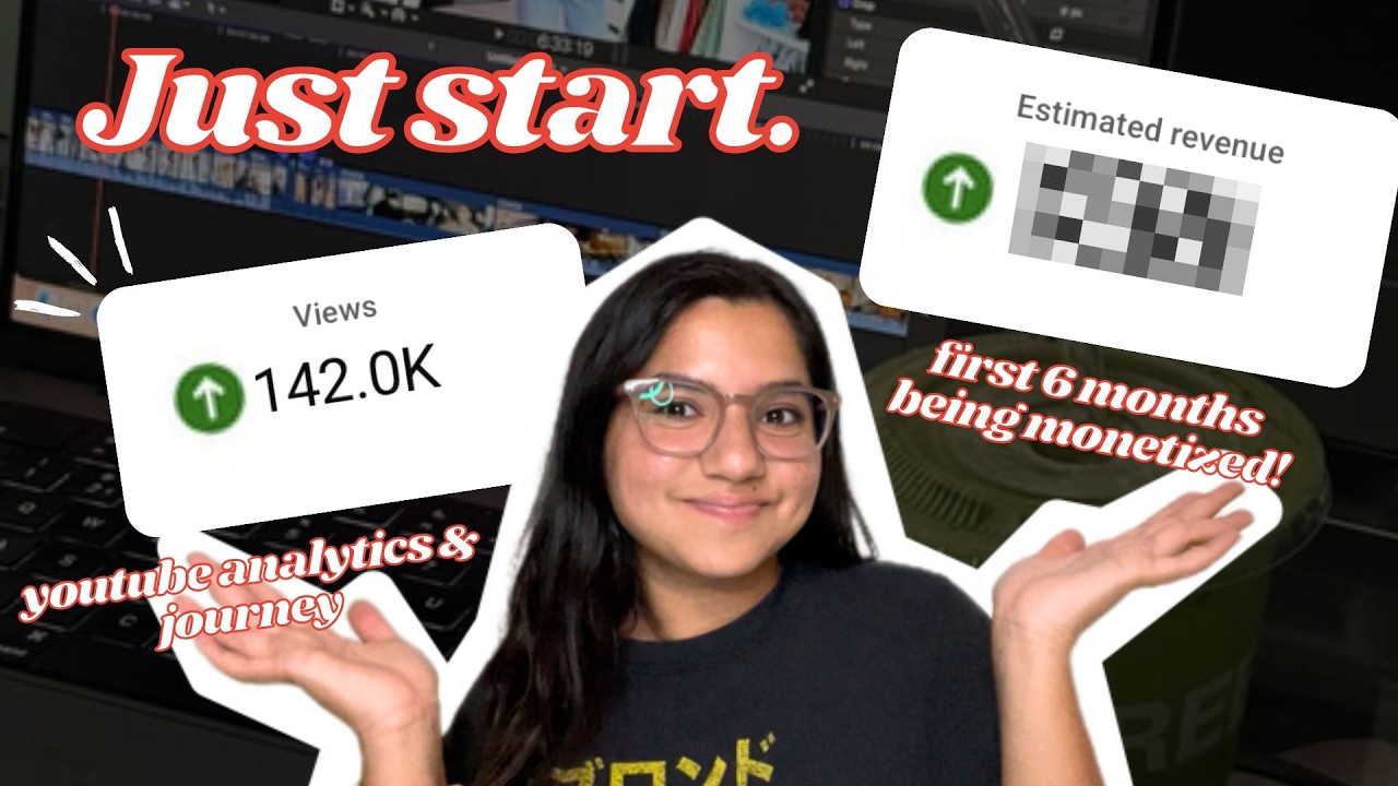 How Much I Made in My First 6 Months Monetized on YouTube | Analytics ...