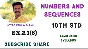 10th Std Maths Ex.2.1(8) If d is the HCF of 32 and 60 find x and y satisfying d= 32x + 60y