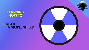 How to create a simple shield using inkscape