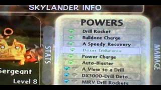 Skylanders: Drill sergeant Drill path fully upgraded