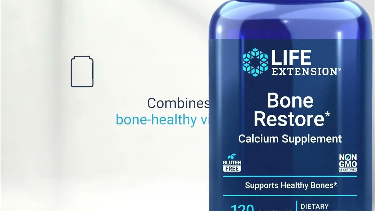 Get the Benefits of Bone Restore – Life Extension - YouTube - Life Extension Bone Restore Side Effects