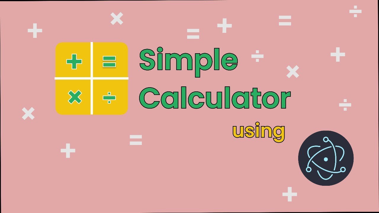 🔴 Build a Desktop Calculator using ElectronJs for Beginners in Tamil ...
