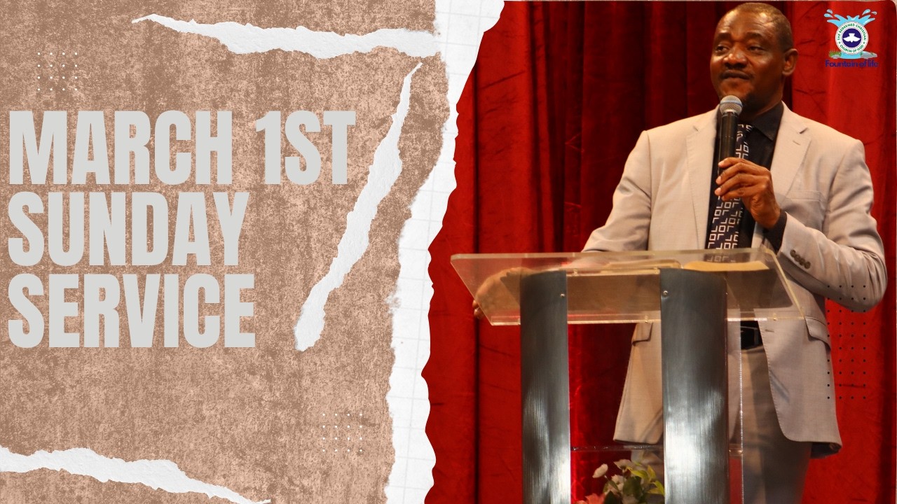 Thanksgiving Sunday Service |  March 1st 2026