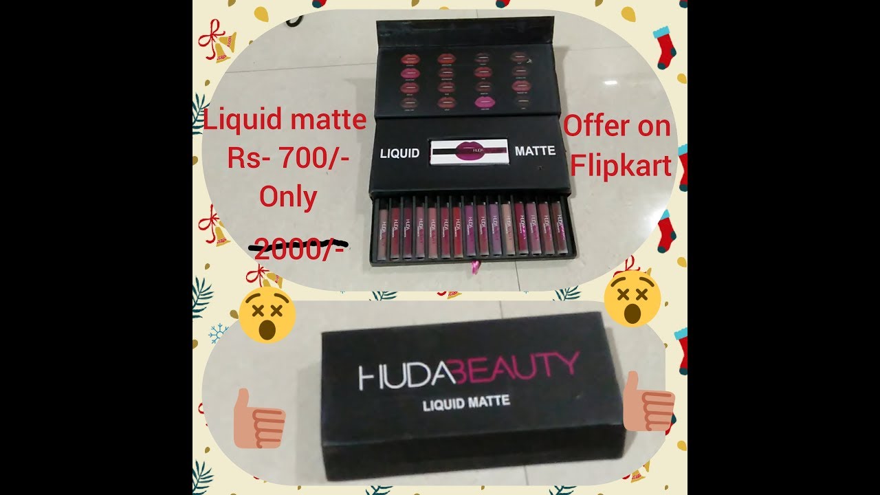 Liquid Matte Huda Beauty Unboxingflipkart Liquid Matte