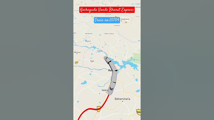 Bangalore kacheguda Vande Bharat Express Train route(20704#bangalore #hyderabad #vandebharatexpress