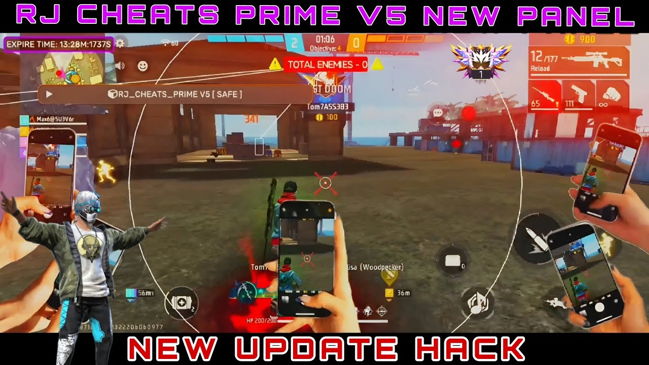NEW UPDATE HACK FREE FIRE MAX RJ CHEATS PRIME NEW UPDATE DOWNLOAD 