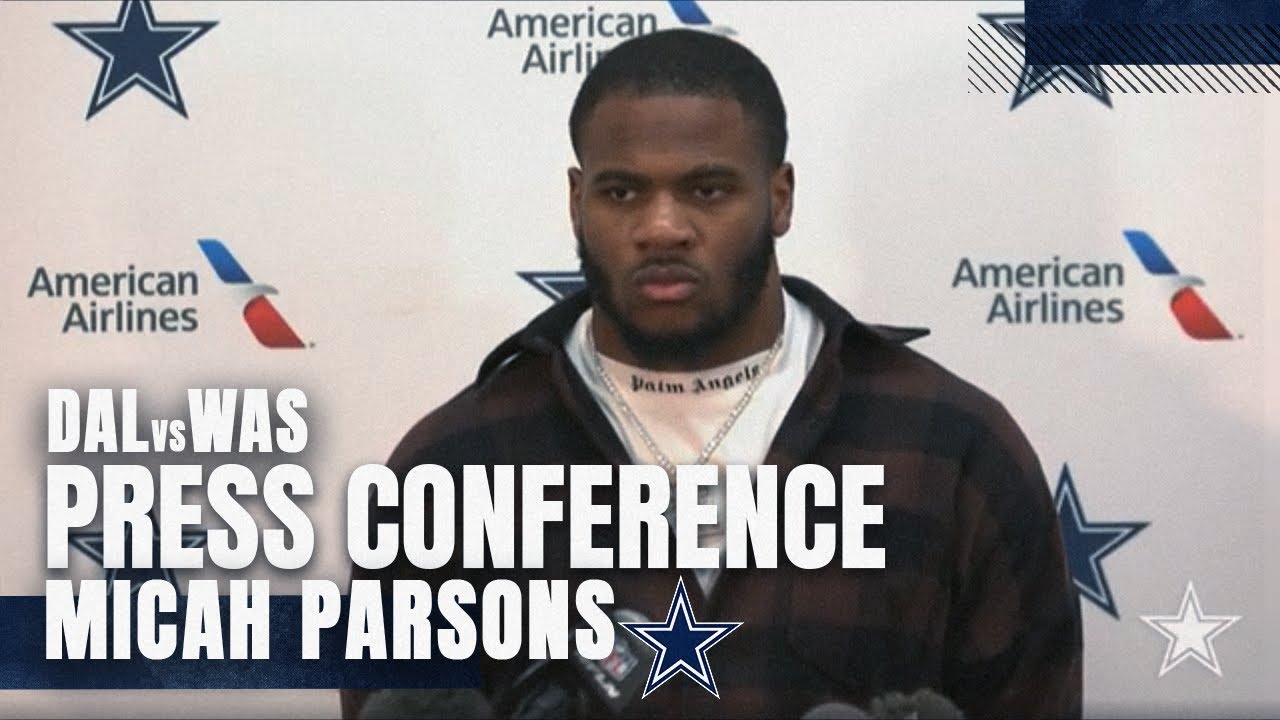 Micah Parsons Postgame Week 14 | #DALvsWAS | Dallas Cowboys 2021 - YouTube