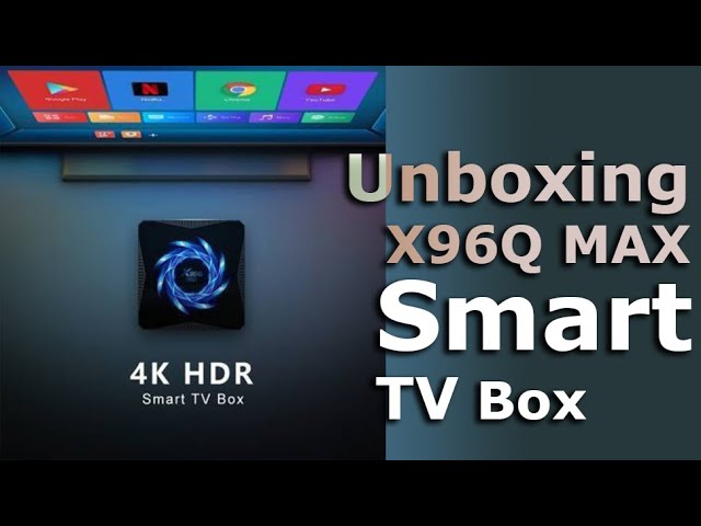 X96Q MAX Android 10.064GB TV Box, 4GB Media Streaming Device-Black Media  Streaming Device - X96Q MAX 