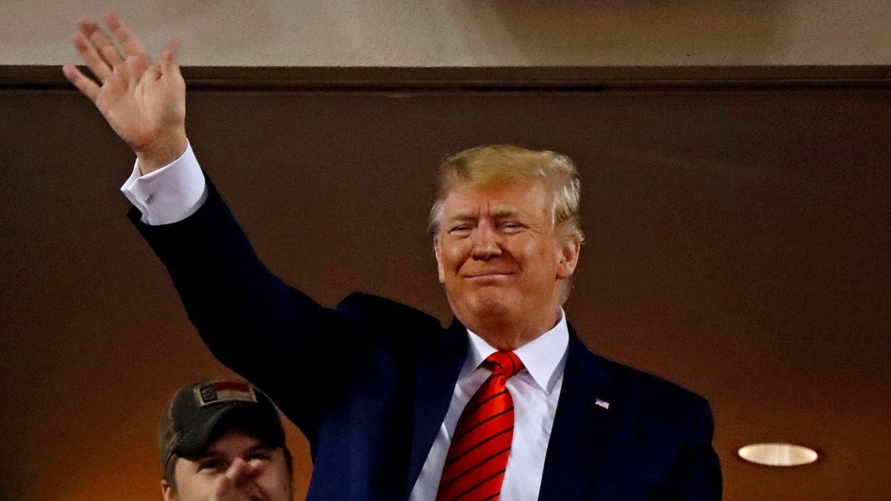 Donald Trump booed at World Series baseball game as crowd ...