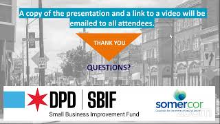 March 2021: SBIF Rollout Webinar
