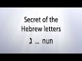 Secret of the Hebrew letter Nun