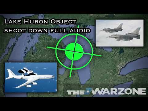 Radio Audio From F-16 Shoot Down Of Object Over Lake Huron