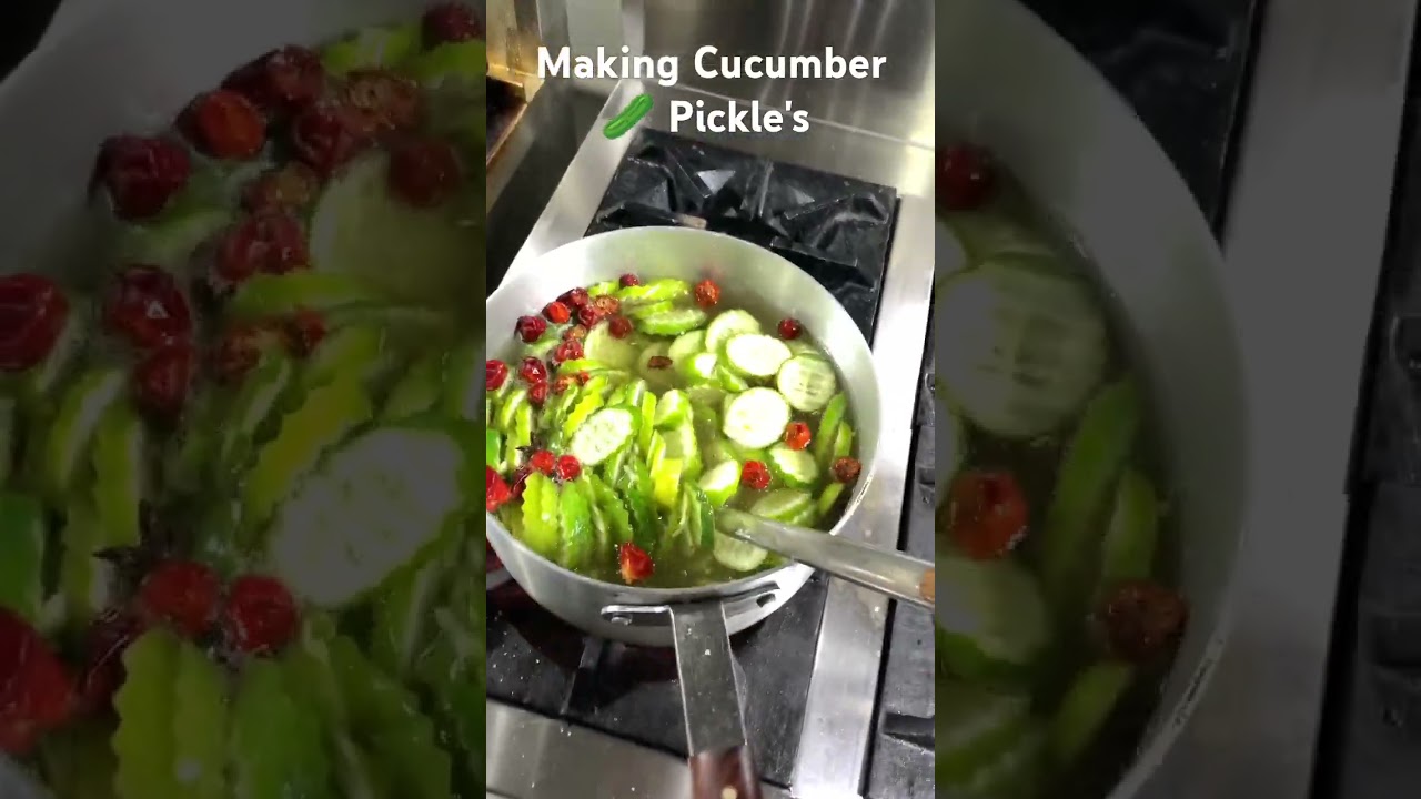 Making Cucumber 🥒 Pickle's