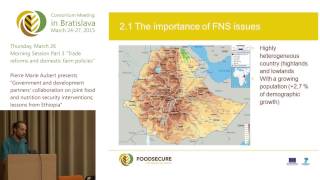P. M. Aubert - Gov.t and dev. partners’ collaboration on joint food and nutrition sec. interventions