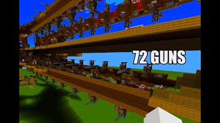Added a Few More Guns To My Ship| Create &Valkyrien Skies 2| PROJECT SOL:DEVLOG #4