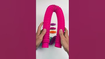 Relaxing and Creating ASMR POP-TUBE #asmr #satisfyingvideos #relaxing #oddasmr #insideout #creative