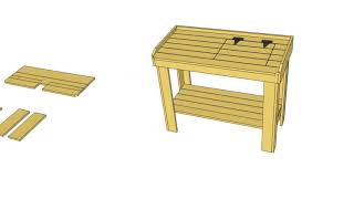 Our 4×2 Western Red Cedar Potting Bench is perfectly designed to make potting plants a breeze. The kit has a spacious work 