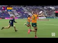 Australia v France Women's Sevens Semi-Final Highlights | HSBC SVNS Singapore 2025
