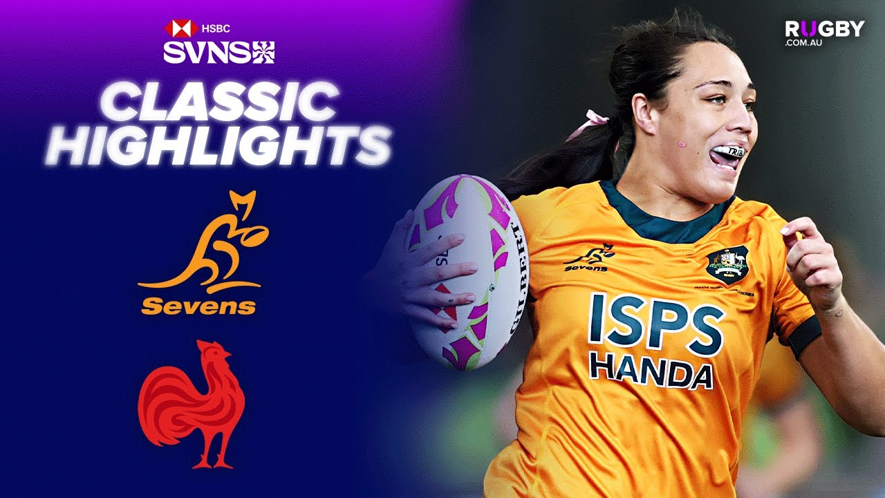 Обзор полуфинального матча женского турнира по регби-7 Австралия — Франция | HSBC SVNS Сингапур 2025