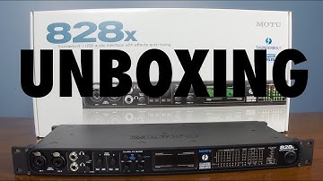 Unboxing: Motu 828x Audio Interface