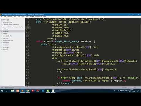 Contoh Select, Insert, Delete dan Update - YouTube