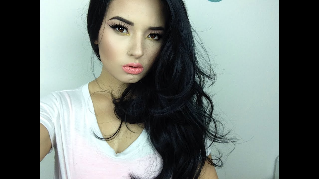 Gold and Pink Oracle Look - Lunatick Cosmetics Review