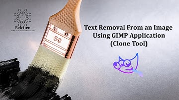Clone Tool GIMP Tutorial. Text Removal from an image.