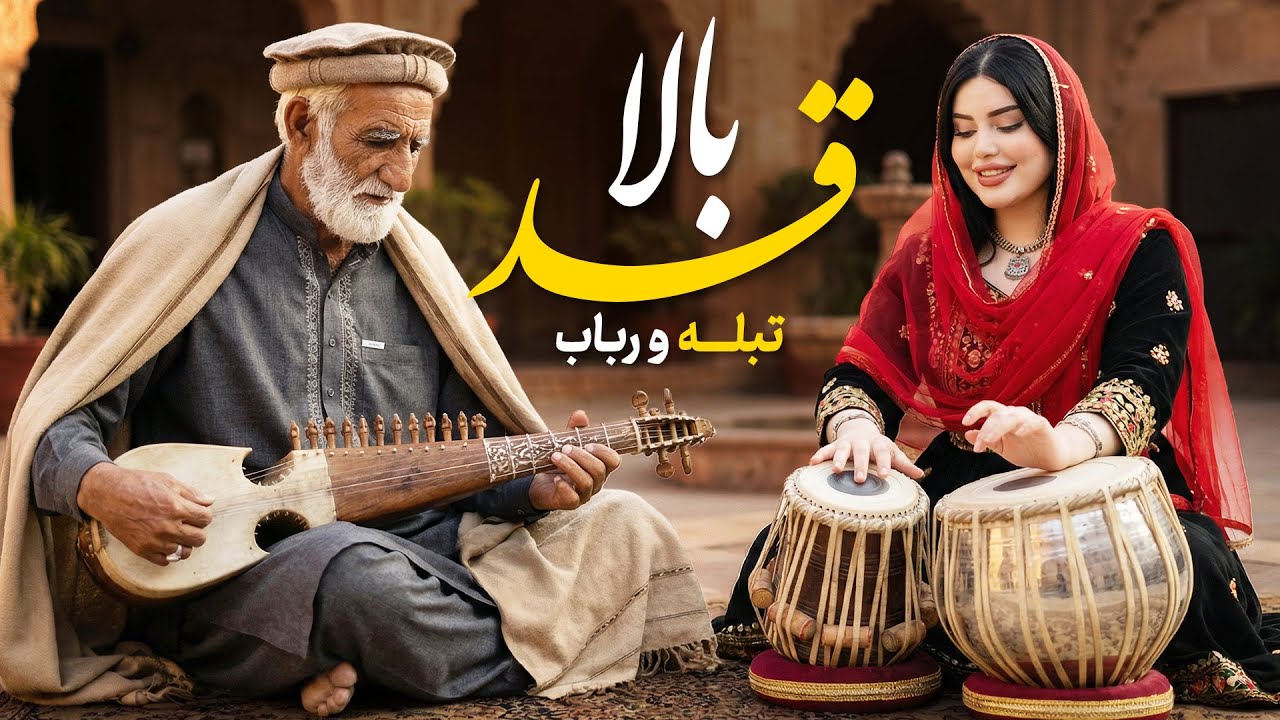 رباب و تبله مست - موزیک زیبای قد بالا