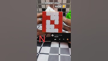 Write your name in comments 👉 #shorts#viral #youtubeshorts #shortsvideo #cubeworld #rubikscube