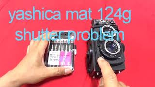 Yashica mat 124g shutter button repair ( crooked ) #yashicamat #yashicamat124g