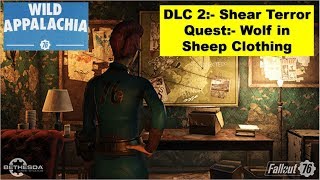Fallout 76 Shear Terror Dlc Wolf In Sheep S Clothing Garrahan Estate Search Keycard Youtube