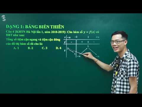 Video Tiệm cận thông qua BBT và đồ thị - Toán 12 - Thầy... - youtube