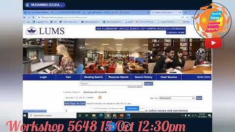 AIOU MLIS online Workshop | Advanced Technical Operations-II | Course code:5648 |Mlis Aiou PART 1